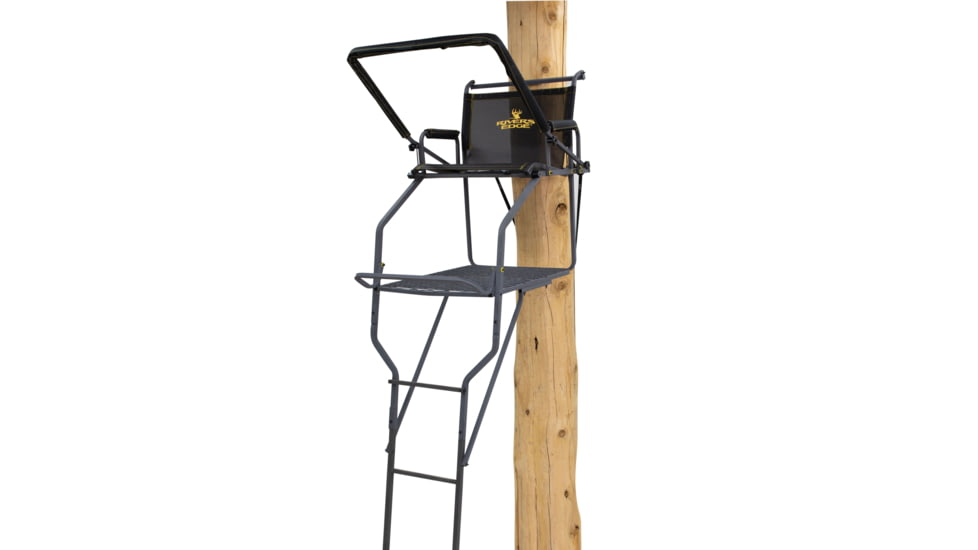 Rivers Edge Treestands Jumbo Jack Ladder Stand, Rivers Edge Grey, 1-Person, RE658