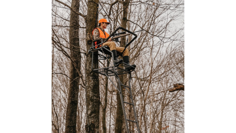 Rivers Edge Treestands Jumbo Jack - LS Treestand, Black, 19, RE676