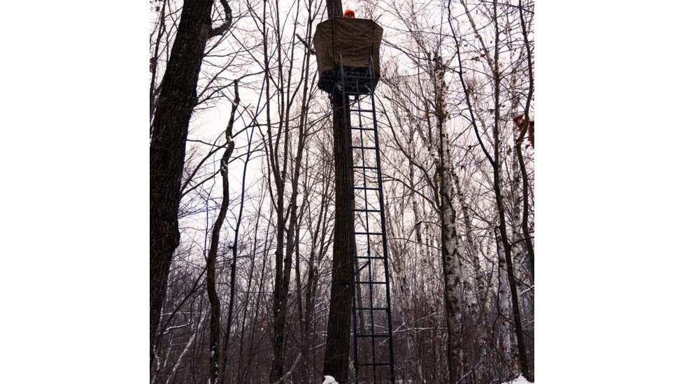 Rivers Edge Treestands Ladder 360 Lockdown, Black, 21 Foot, LD204