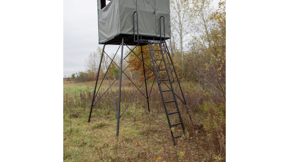 Rivers Edge Treestands Landmark 10 Tower, Black, 10 ft, LM623
