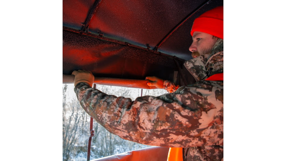 Rivers Edge Treestands Landmark 600 Series Permanent Hunting Blind, Dusty Olive, 6 ft, LM603