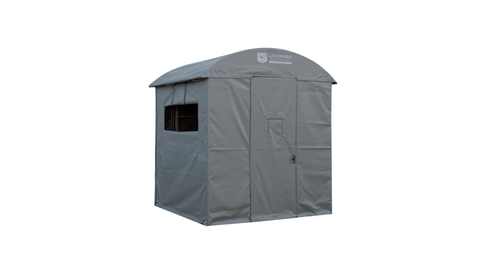 Rivers Edge Treestands Landmark 600 Series Permanent Hunting Blind, Dusty Olive, 2-3 Person, LM603