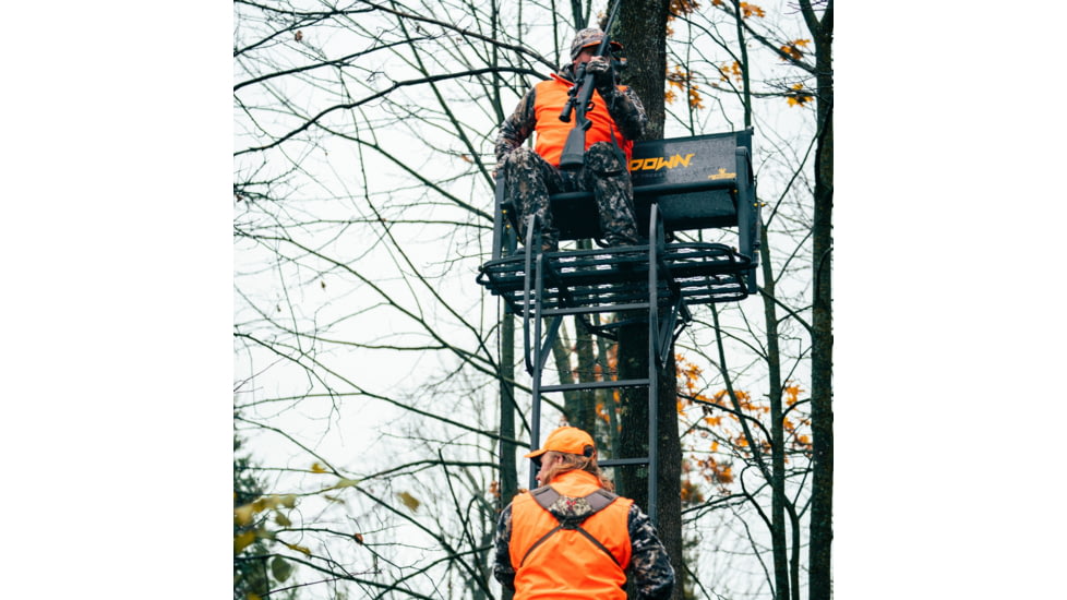 Rivers Edge Treestands Lockdown 2-Man Treestand, Black, 811603010194