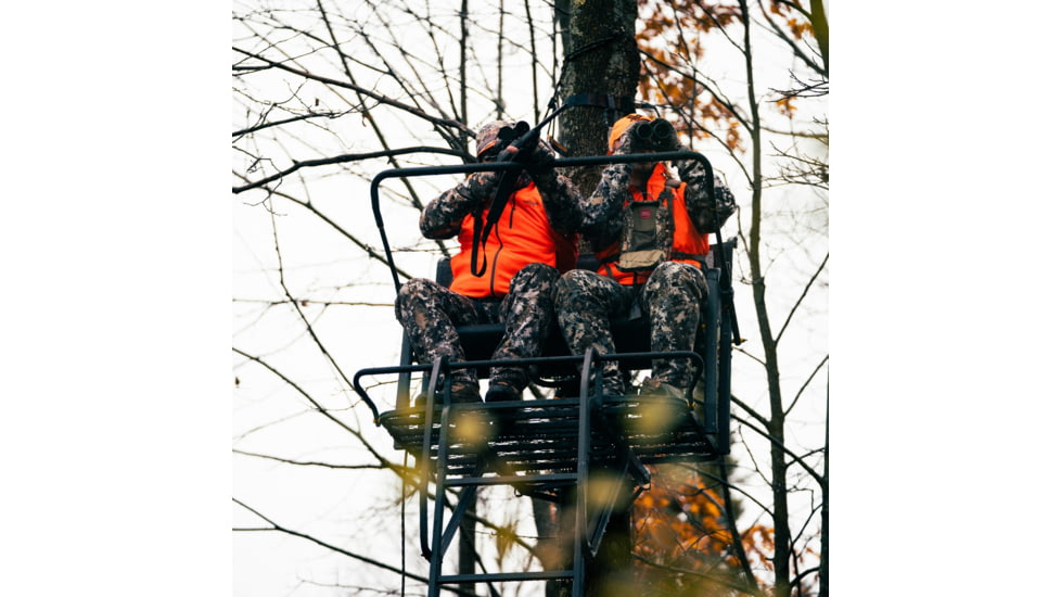 Rivers Edge Treestands Lockdown 2-Man Treestand, Black, 811603010194