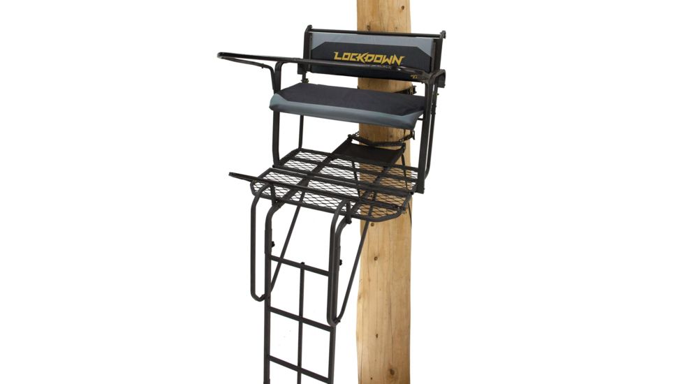 Rivers Edge Treestands Lockdown 21' 2-Man Ladder stand, Black RE650