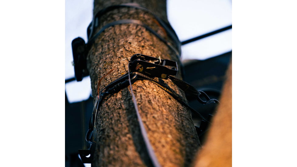 Rivers Edge Treestands Lockdown Wide 1-Man Treestand, Black, 811603010170