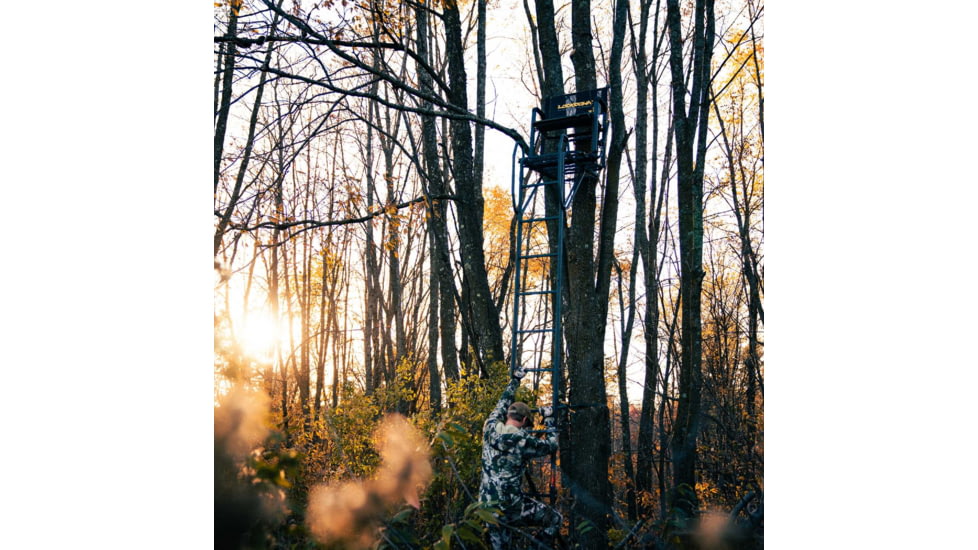 Rivers Edge Treestands Lockdown Wide 1-Man Treestand, Black, 811603010170