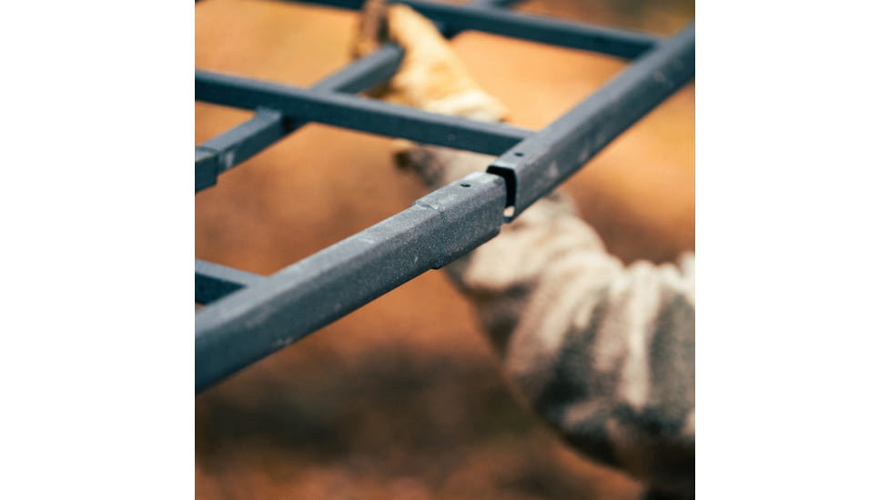 Rivers Edge Treestands Lockdown 21ft 2-Man Treestand, Black, 811603010187