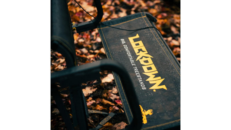 Rivers Edge Treestands Lockdown 21ft 2-Man Treestand, Black, 811603010187