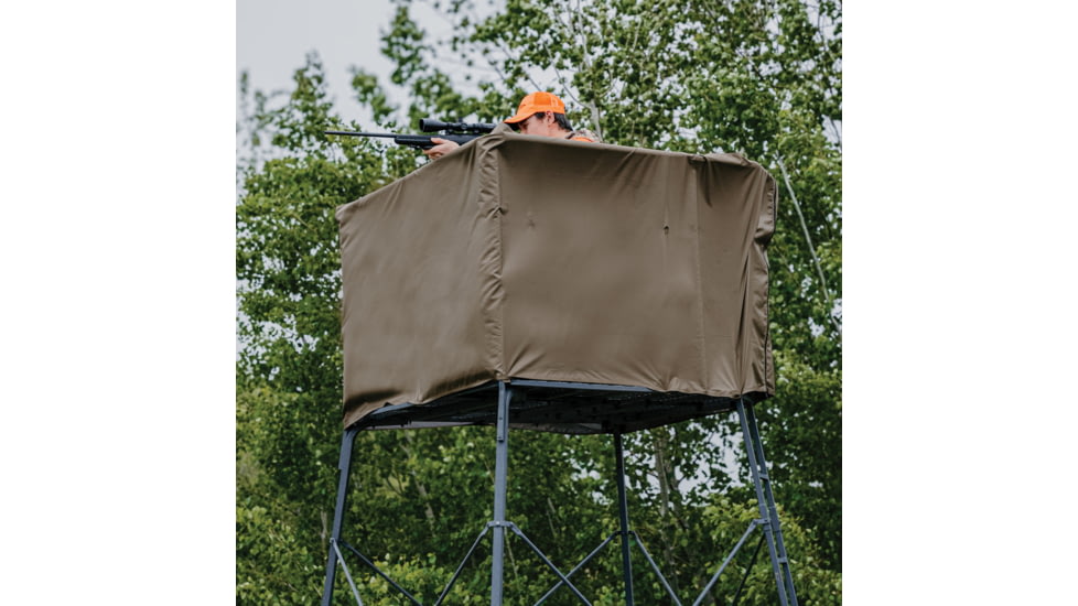 Rivers Edge Treestands Quad Pod Concealment Kit, Black, RE795
