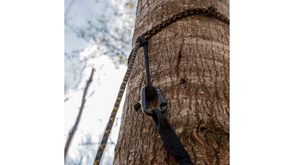 Rivers Edge Treestands Safety Rope Reflective, Black, 35 Foot, RE789