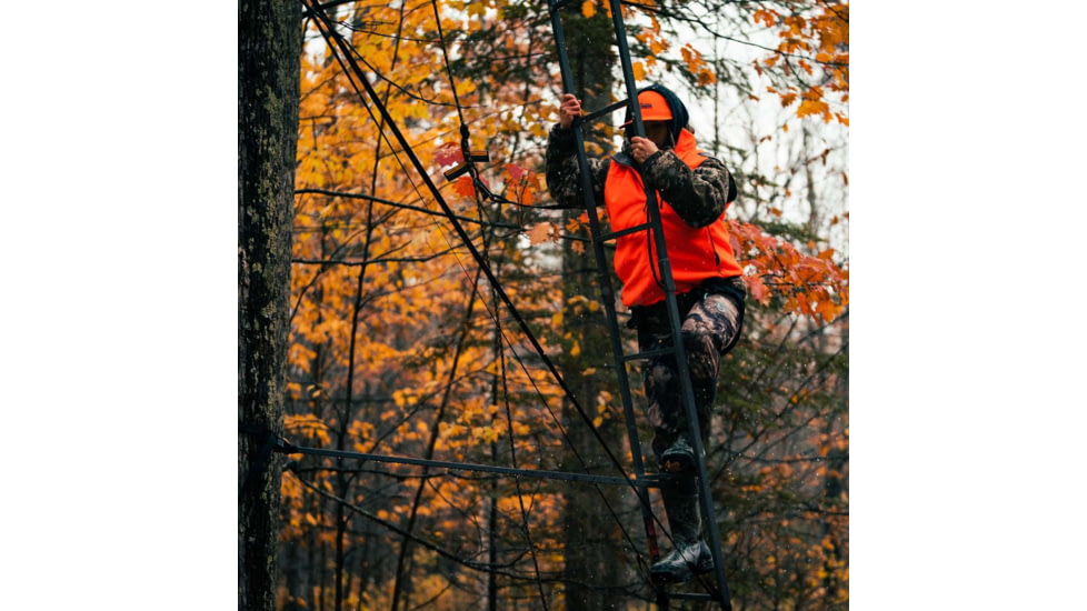 Rivers Edge Treestands Safety Rope Reflective, Black, 35 Foot, RE789