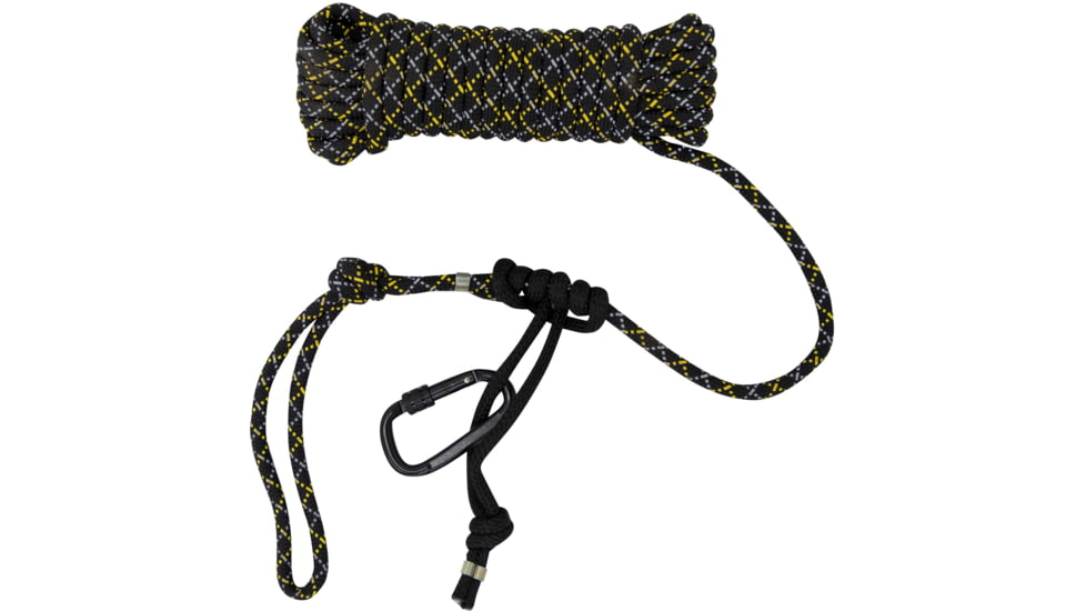 Rivers Edge Treestands Safety Rope Reflective, Black, 35 Foot, RE789