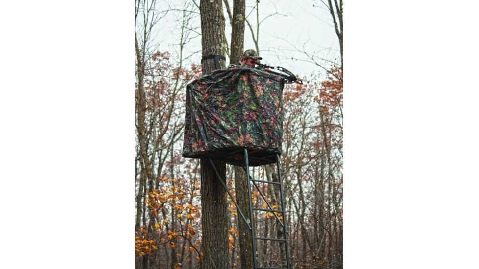 Rivers Edge Treestands Spin Shot Ladder Stand, Black RE637