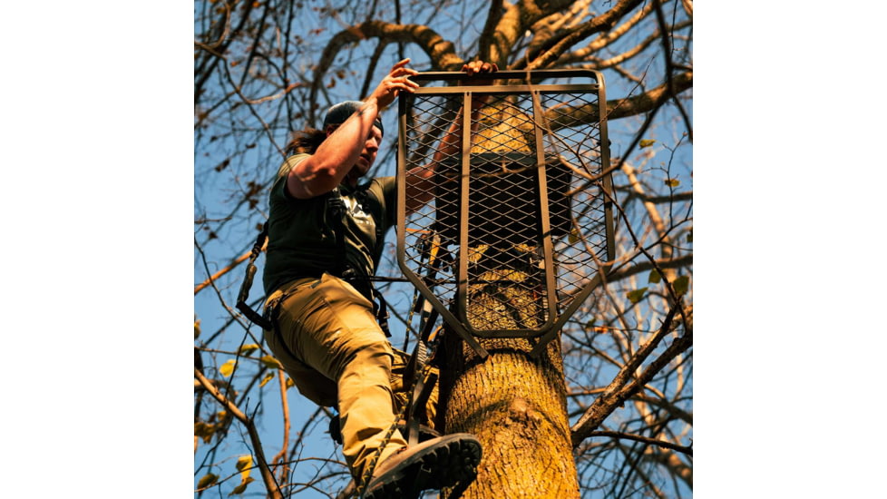 Rivers Edge Treestands Standard 2-man Ladder Stand, Black RE640