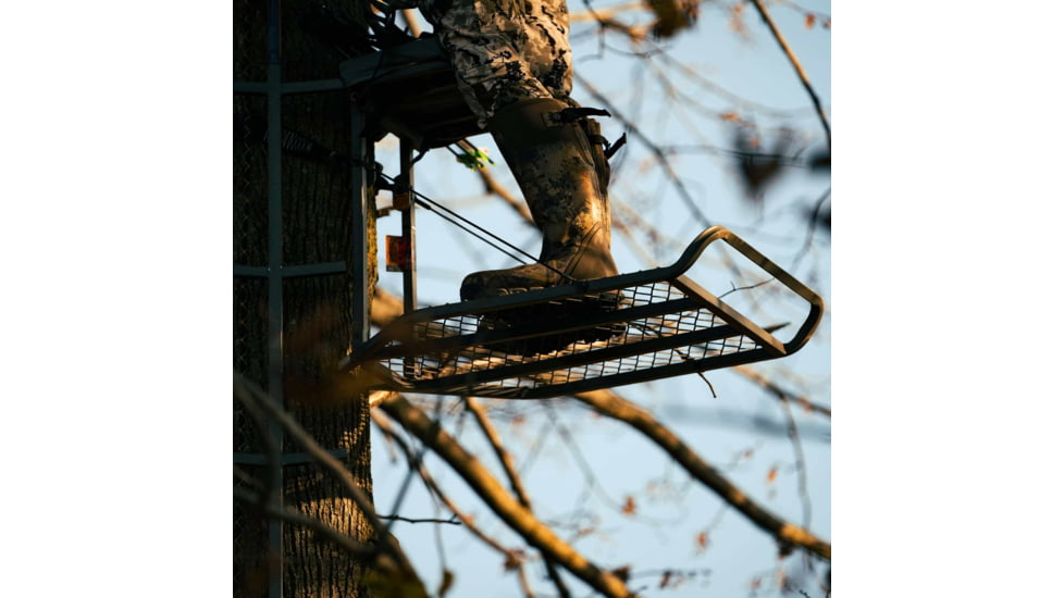 Rivers Edge Treestands Standard 2-man Ladder Stand, Black RE640