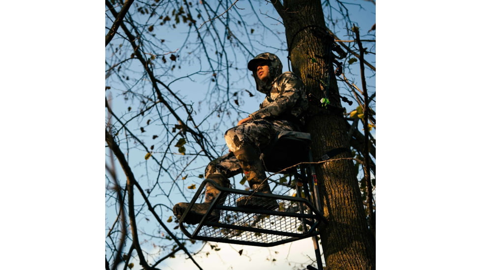 Rivers Edge Treestands Standard 2-man Ladder Stand, Black RE640