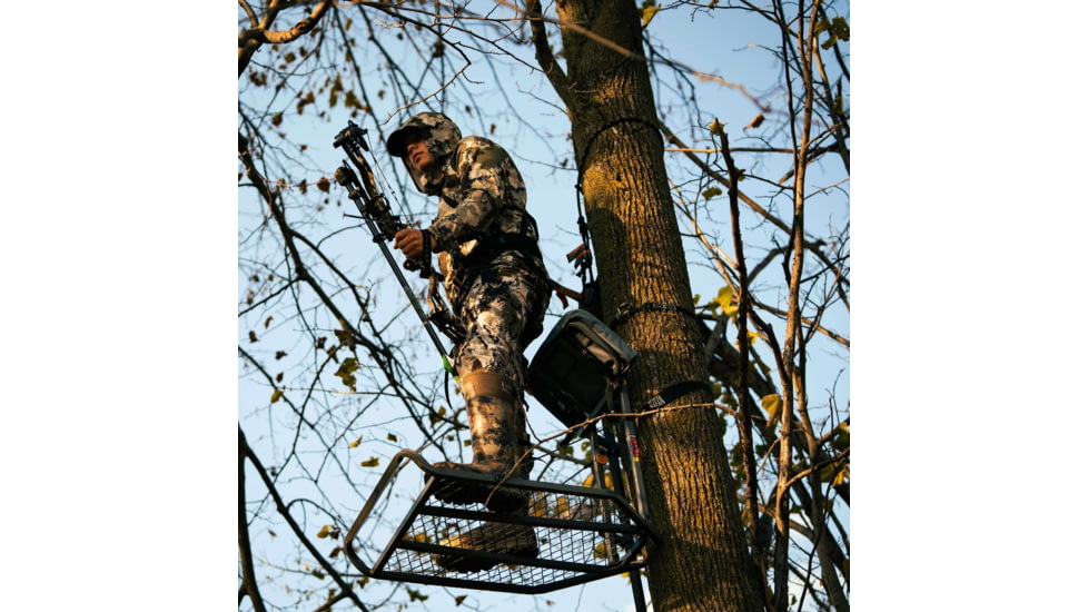Rivers Edge Treestands Standard 2-man Ladder Stand, Black RE640