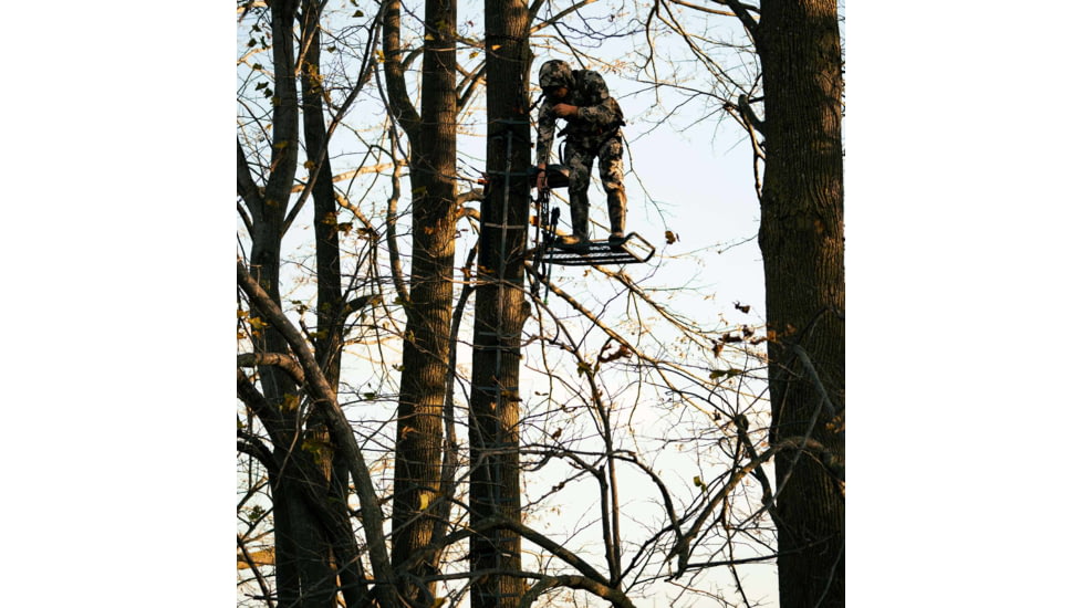 Rivers Edge Treestands Standard 2-man Ladder Stand, Black RE640