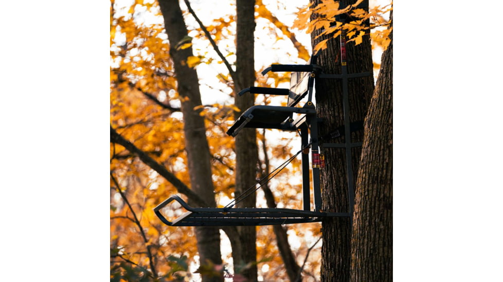 Rivers Edge Treestands Syct 2-Man Ladder Stand, Black RE642