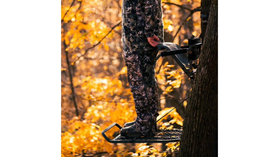 Rivers Edge Treestands Syct 2-Man Ladder Stand, Black RE642