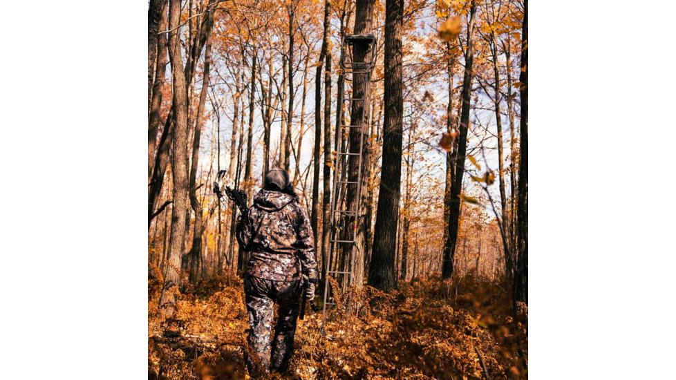 Rivers Edge Treestands Uppercut 1-Man Ladder Stand, Black, Medium, RE632