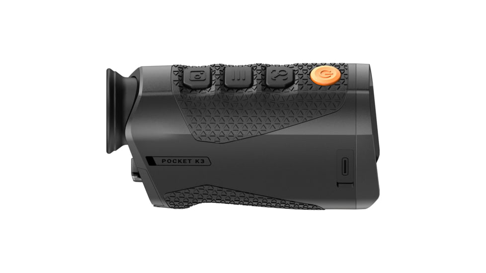 RIX 2x15mm Thermal Imaging Monocular, 50 Hz, 384x288, Black, Small, RIX POCKET K3
