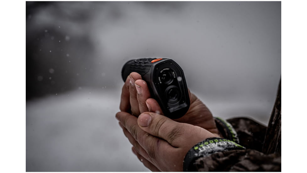 RIX 2x15mm Thermal Imaging Monocular, 50 Hz, 384x288, Black, Small, RIX POCKET K3