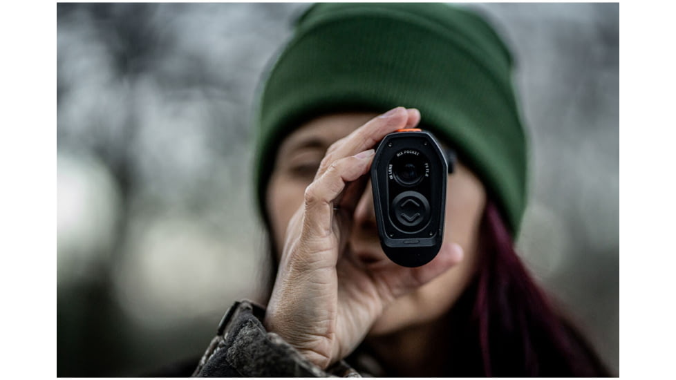 RIX 2x15mm Thermal Imaging Monocular, 50 Hz, 384x288, Black, Small, RIX POCKET K3