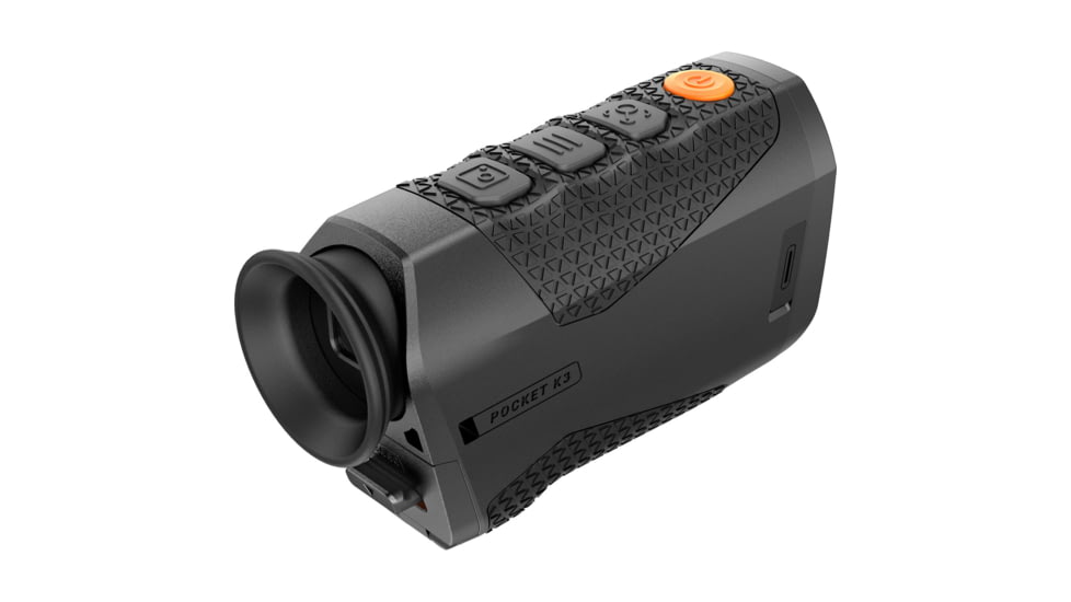 RIX 2x15mm Thermal Imaging Monocular, 50 Hz, 384x288, Black, Small, RIX POCKET K3