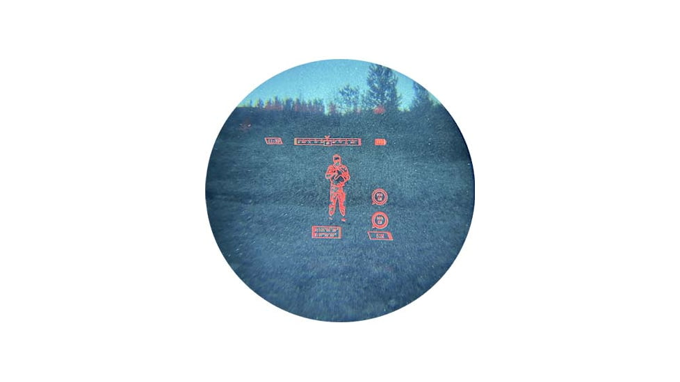 RIX RENV-B 1x25mm Enhanced Night Vision Binoculars, Gen 2+, 64 lp/mm, w/ White Tubes 1400 FOM, Black, Small, RENVBW14