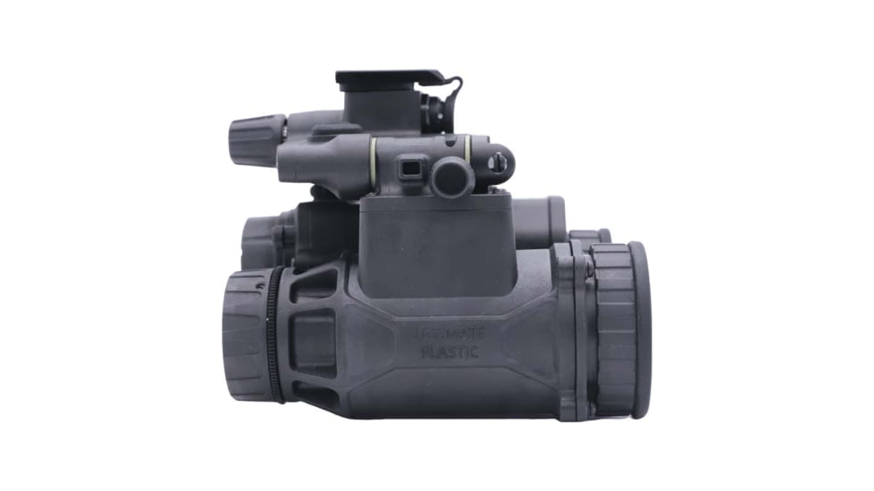 RIX RENV-M 1x25mm Enhanced Night Vision Binocular, Gen 2+, 64 lp/mm, Housing, No Tubes, Black, Small, RENVBN00