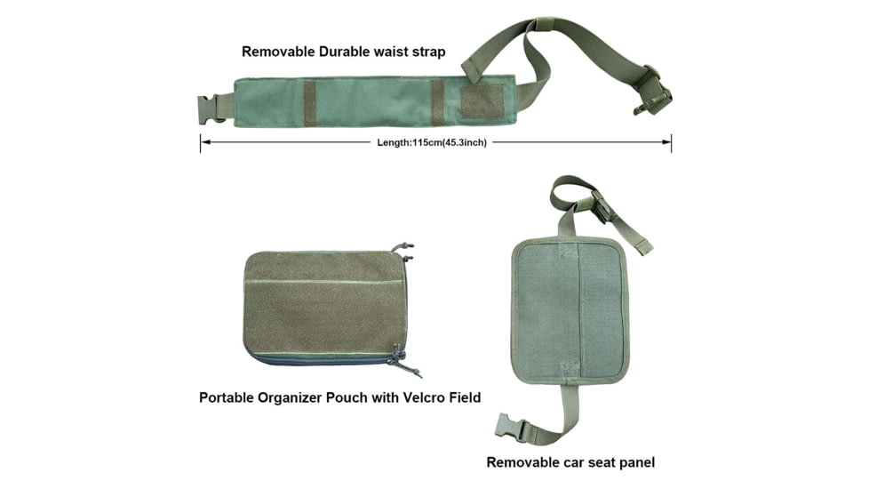 Roaring Fire Blazer Fanny Pack, OD Green, 9.85x6.3x1.97 inch, RF-Fannypack-OD