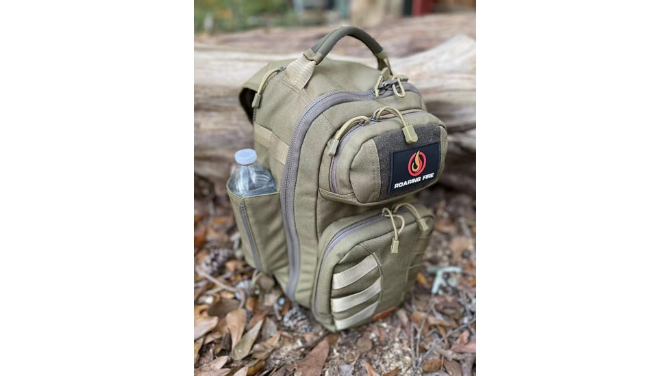 Roaring Fire Brushfire Tactical Backpack, Light FDE, 15.75x10.24x6 inch, RF-Backpack01-OD