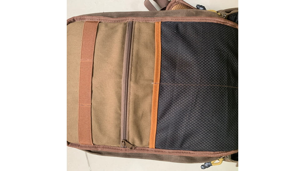 Roaring Fire Dagen Waxed Canvas Backpack, Rustic Brown, 15.75x11.8x3.94 inch, RF-Wax Pack-OD