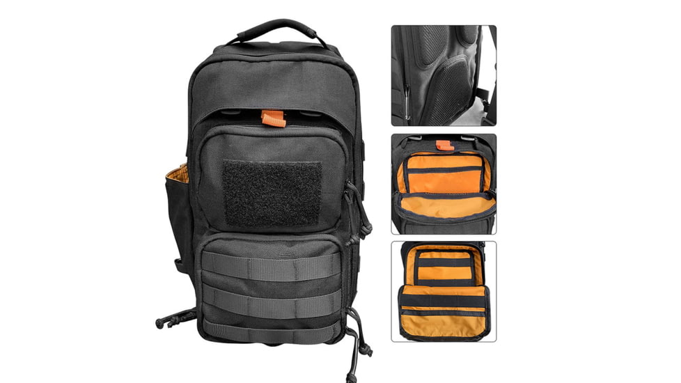 Roaring Fire DarkFire Modular Pack, Black, 13.78x9x3.54 inch, RF-Darkfire-BK