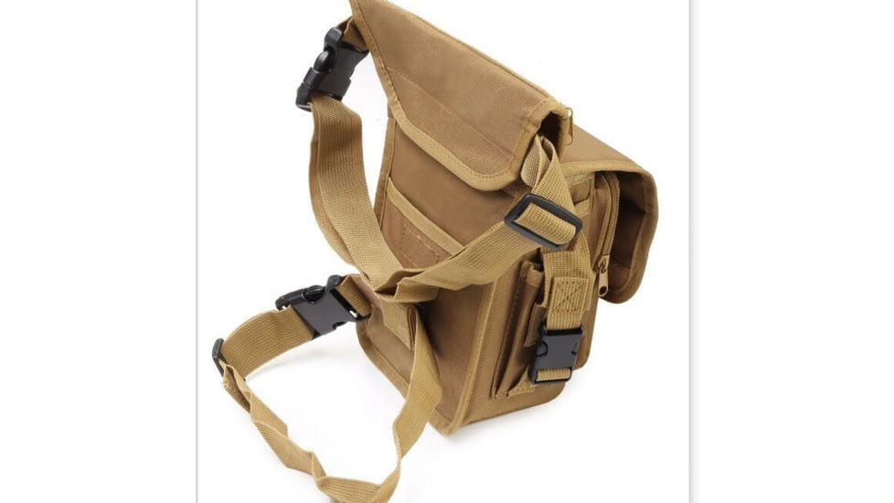 Roaring Fire Drop Leg Bag, Waist Pack, FDE, 5x11.8x6 inch, RF010 DT