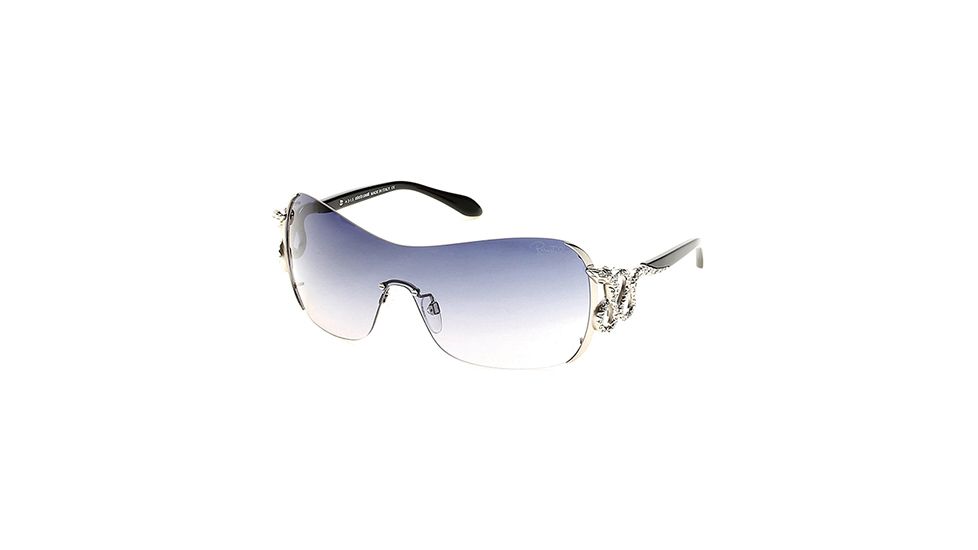 Roberto Cavalli RC926S-A Sunglasses - Shiny Palladium Frame Color, Gradient Smoke Lens Color