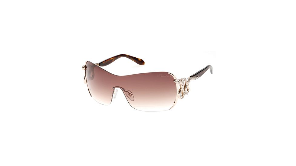 Roberto Cavalli RC926S-A Sunglasses - Shiny Rose Gold Frame Color, Gradient Brown Lens Color