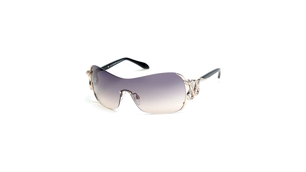 Roberto Cavalli RC926S-A Sunglasses - Shiny Rose Gold Frame Color, Gradient Smoke Lens Color