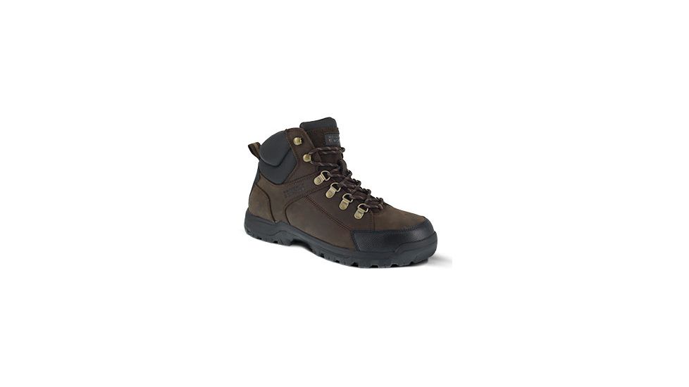 Rockport Lembert Sport Hiker, Steel Toe Work Boot - Mens, Brown, 10.5W, RK6255-Brown-10.5-Mens-W