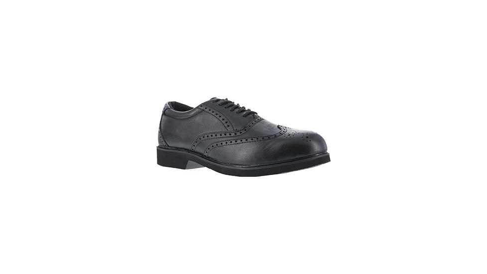 Rockport Mens Dressports Leather Wing Tip Steel Toe Shoes, Black, 10.5 RK6741-BLACK-10.5-MENS-M