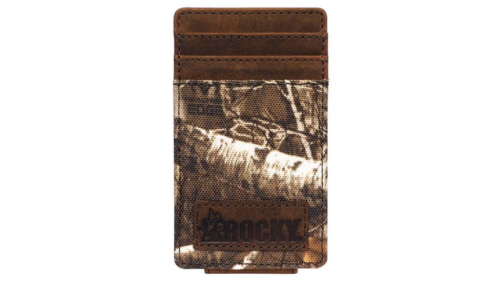 Rocky Real Tree Money Clip Wallet, Camo/Brown, RY6008-975
