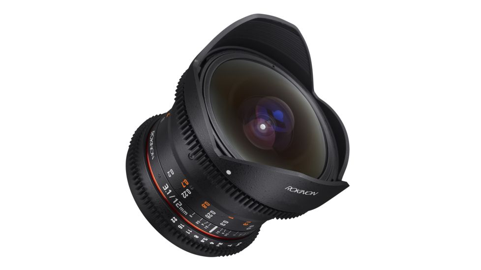 Rokinon 14mm T3.1 Cine Super Wide Angle Camera Lens for Canon EF Mount, Black CV14M-C