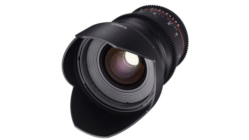 Rokinon DS 24mm T1.5 Cine Camera Lens for Canon EF, Black DS24M-C