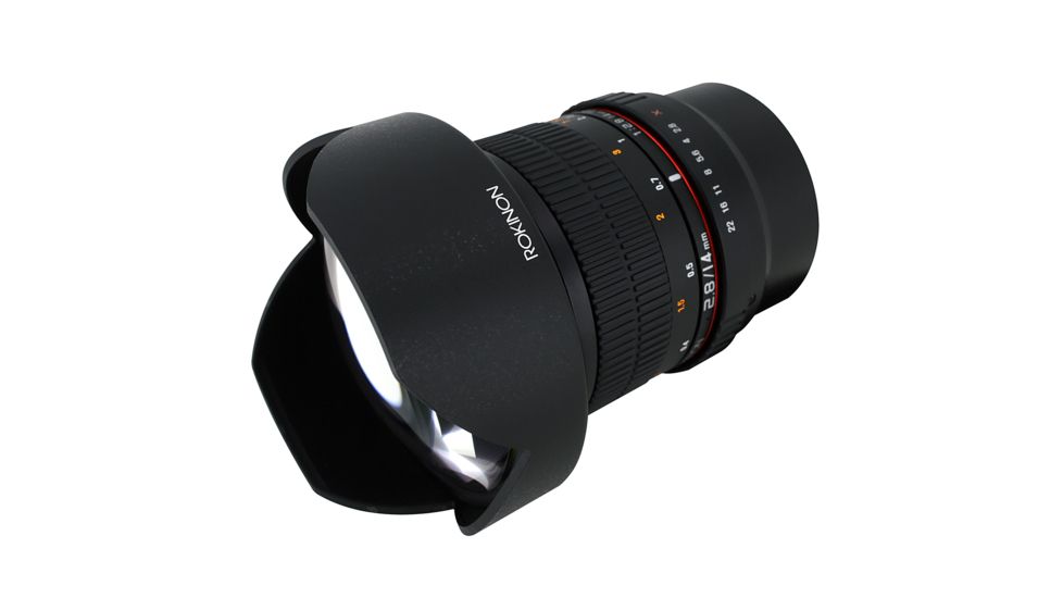 Rokinon 14mm F2.8 IF ED Super Wide Angle Camera Lens for Fuji X Mount, Black FE14M-FX