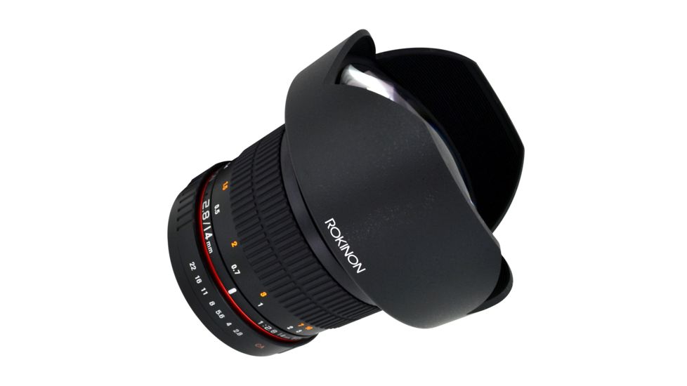 Rokinon 14mm F2.8 IF ED Super Wide Angle Camera Lens for Canon EF Mount, Black FE14M-C