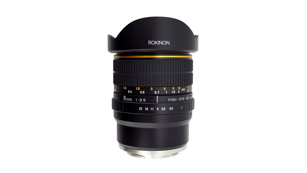 Rokinon 8mm F3.5 Fisheye Camera Lens for Sony E-Mount, Black FE8M-NEX