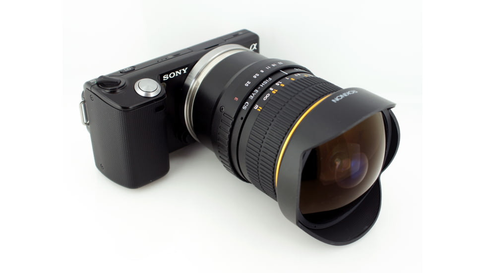 Rokinon 8mm F3.5 Fisheye Camera Lens for Sony E-Mount, Black FE8M-NEX