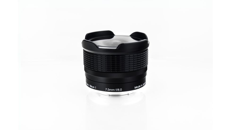 Rokinon RMC 7.5mm F8.0 Fisheye Camera Lens for Nikon 1, Black RMC75-NI
